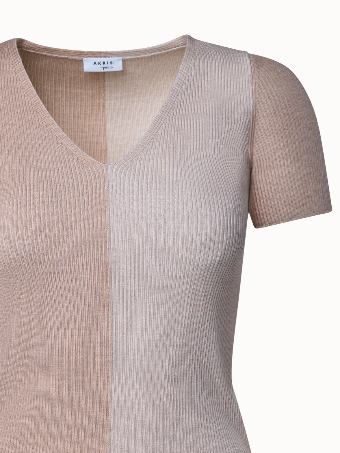 Colorblock Rib Knit Merino Wool Pullover - Image 4