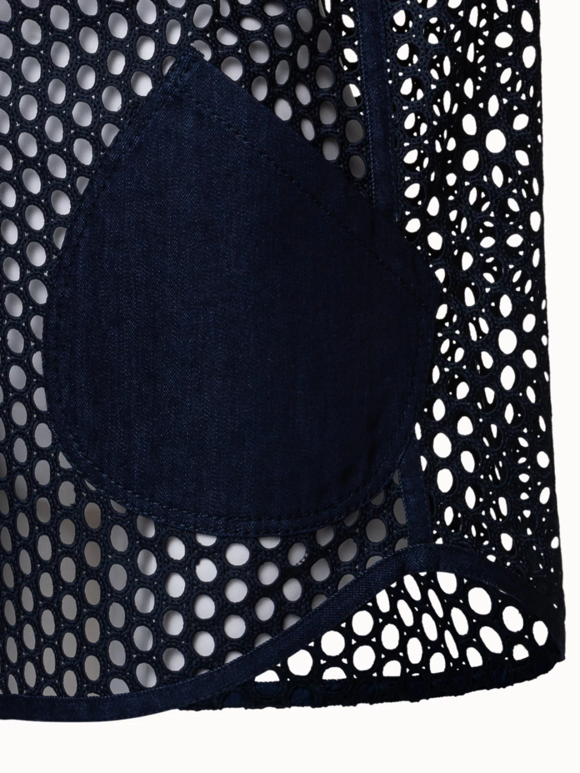 Dot Mesh Techno Embroidery Jacket - Image 5