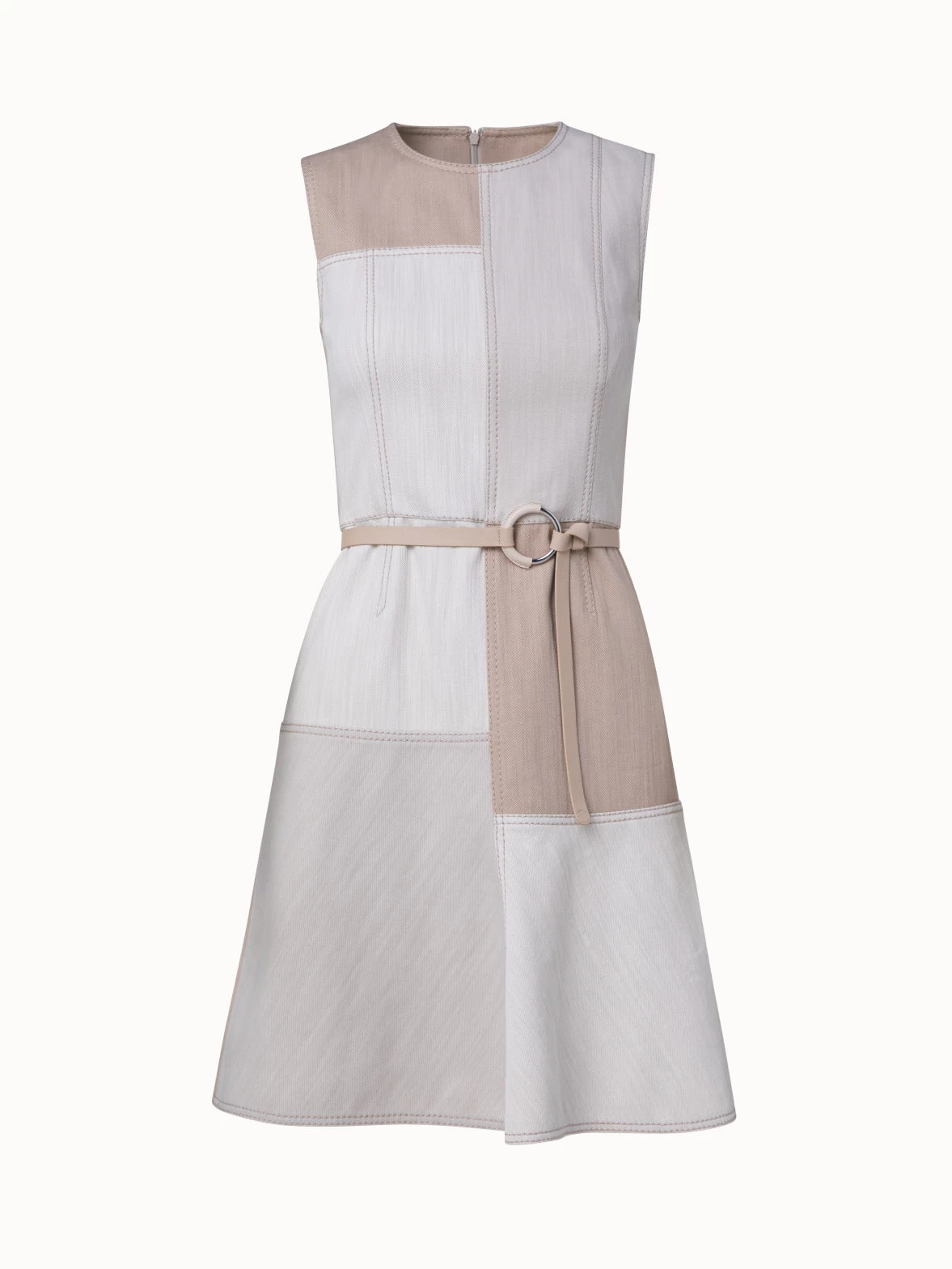 Denim Patchwork Dress - Image 6