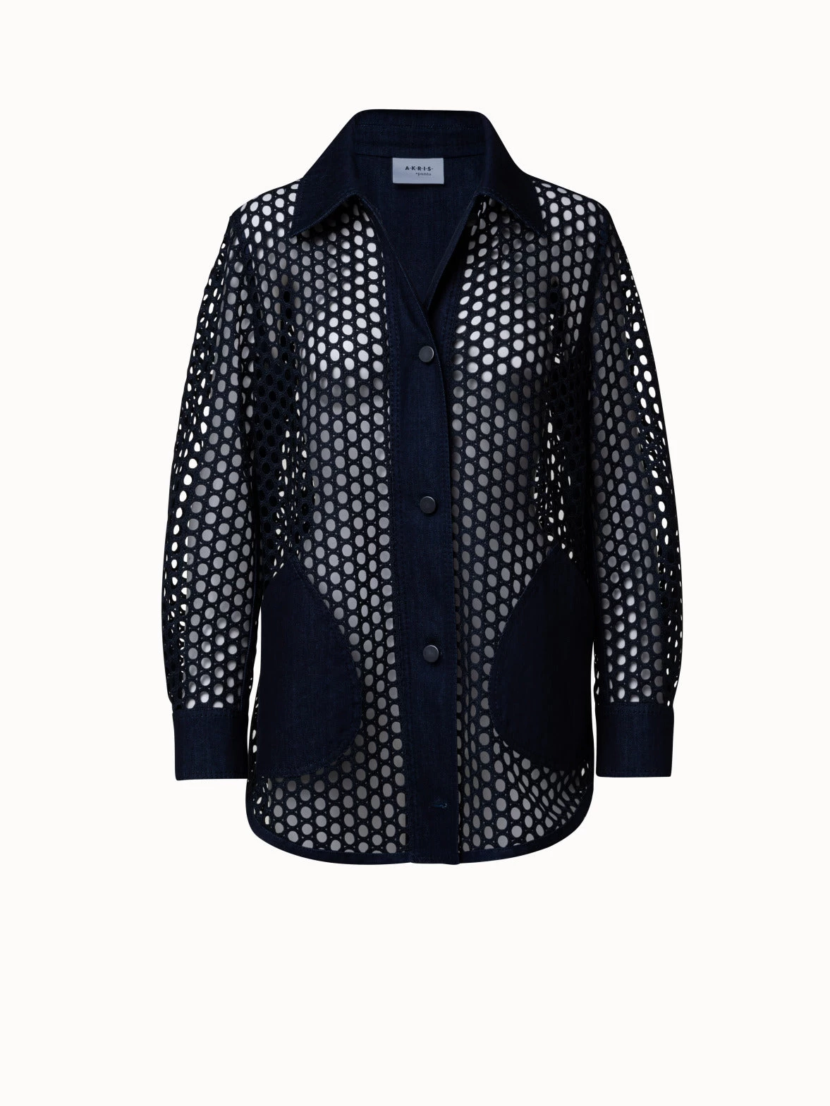 Dot Mesh Techno Embroidery Jacket - Image 2
