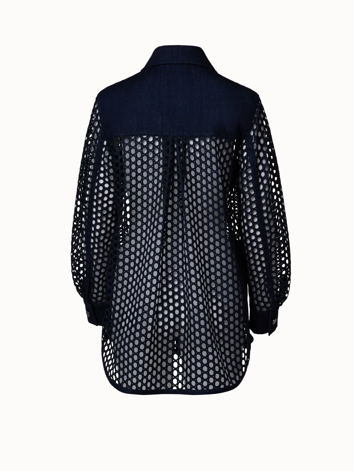 Dot Mesh Techno Embroidery Jacket - Image 3