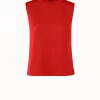 AKRIS Sea Island Cotton Knit Tank Top