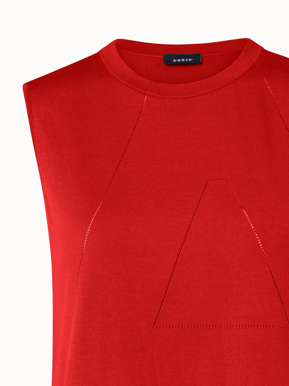 AKRIS Sea Island Cotton Knit Tank Top - Image 3