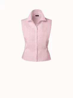 AKRIS Linen Voile Blouse