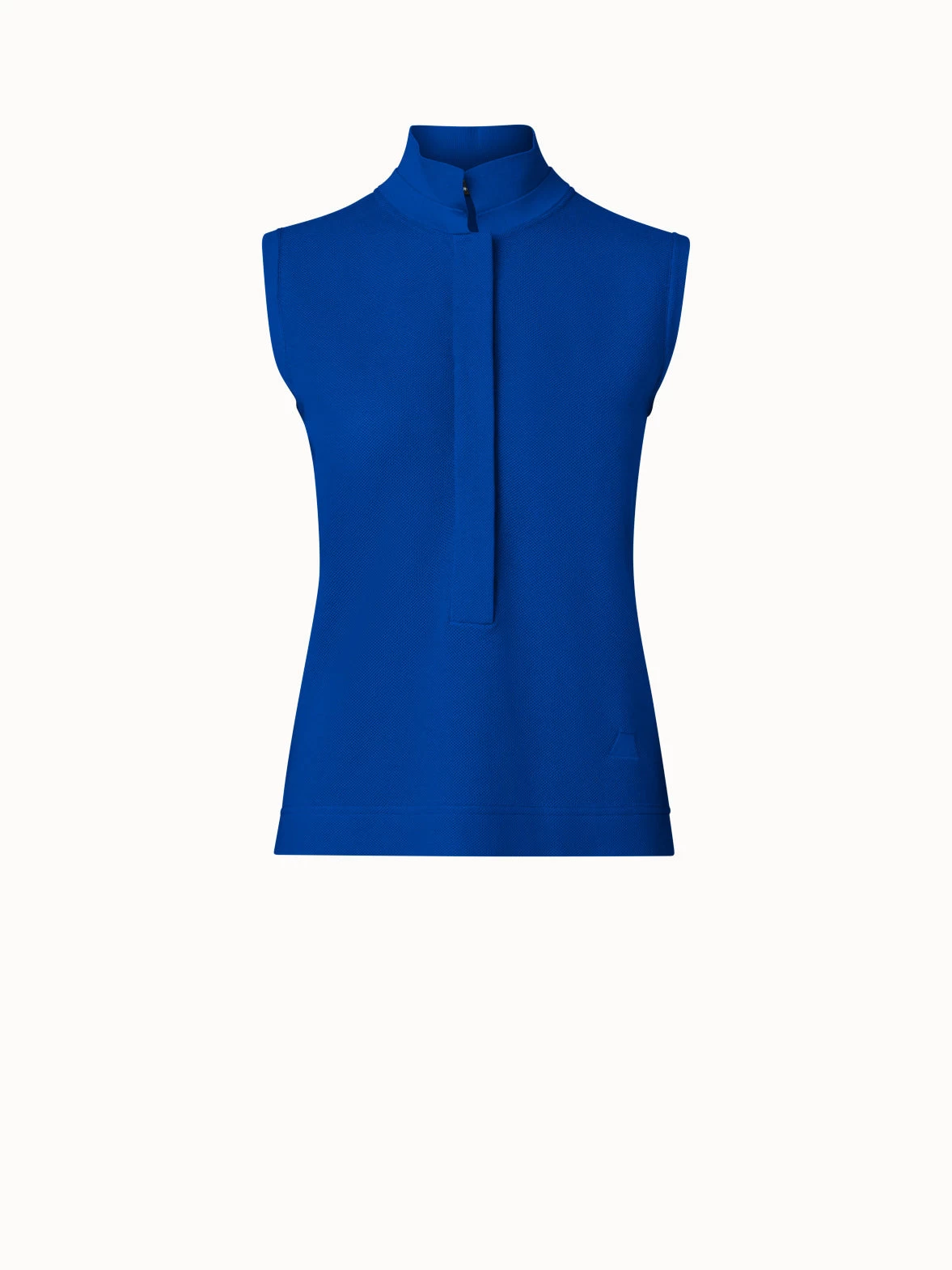 AKRIS Cotton Piqué Polo Top