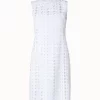 Dot Cut-Out Embroidery Dress