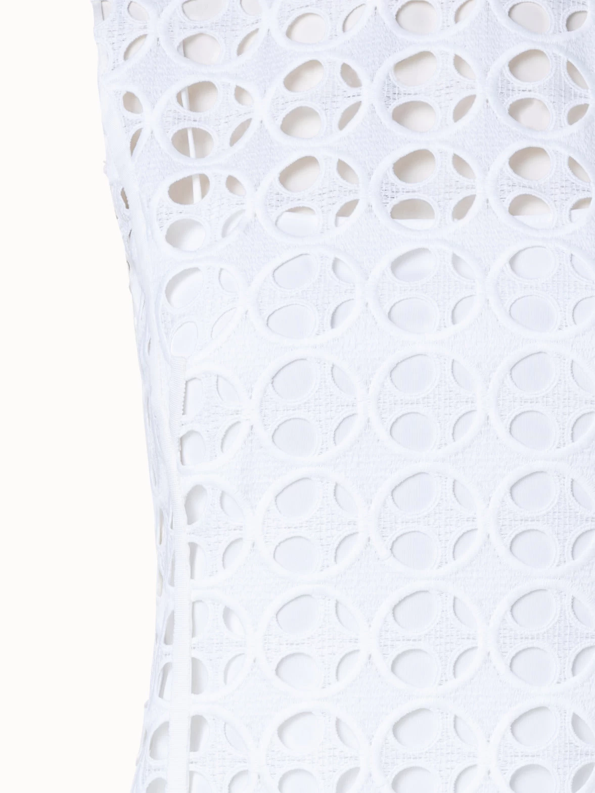 Dot Cut-Out Embroidery Dress - Image 3