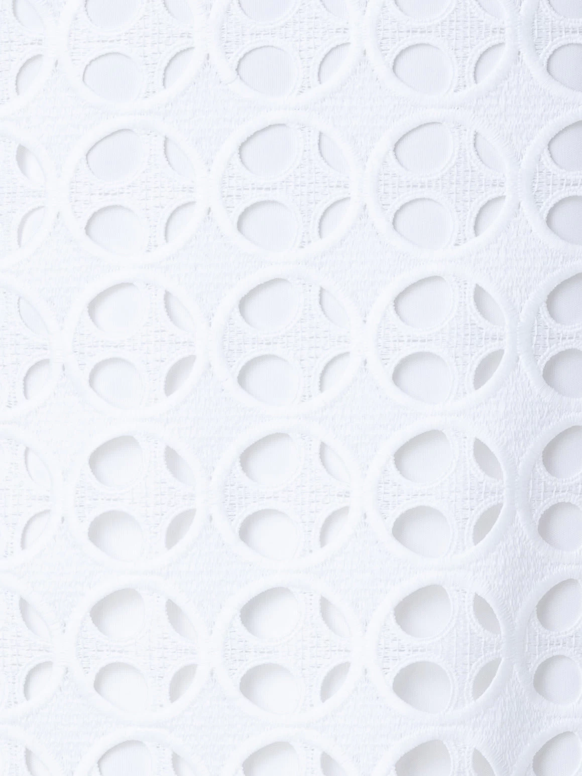 Dot Cut-Out Embroidery Dress - Image 5