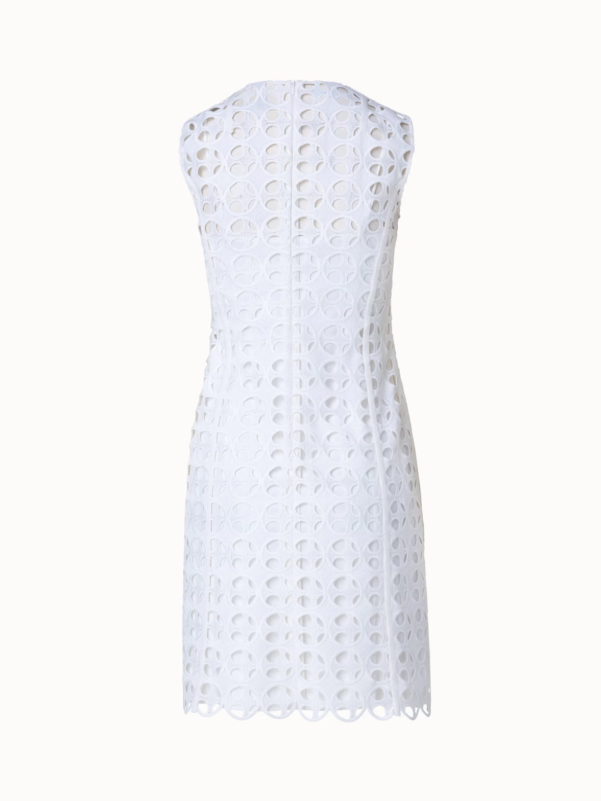 Dot Cut-Out Embroidery Dress - Image 2