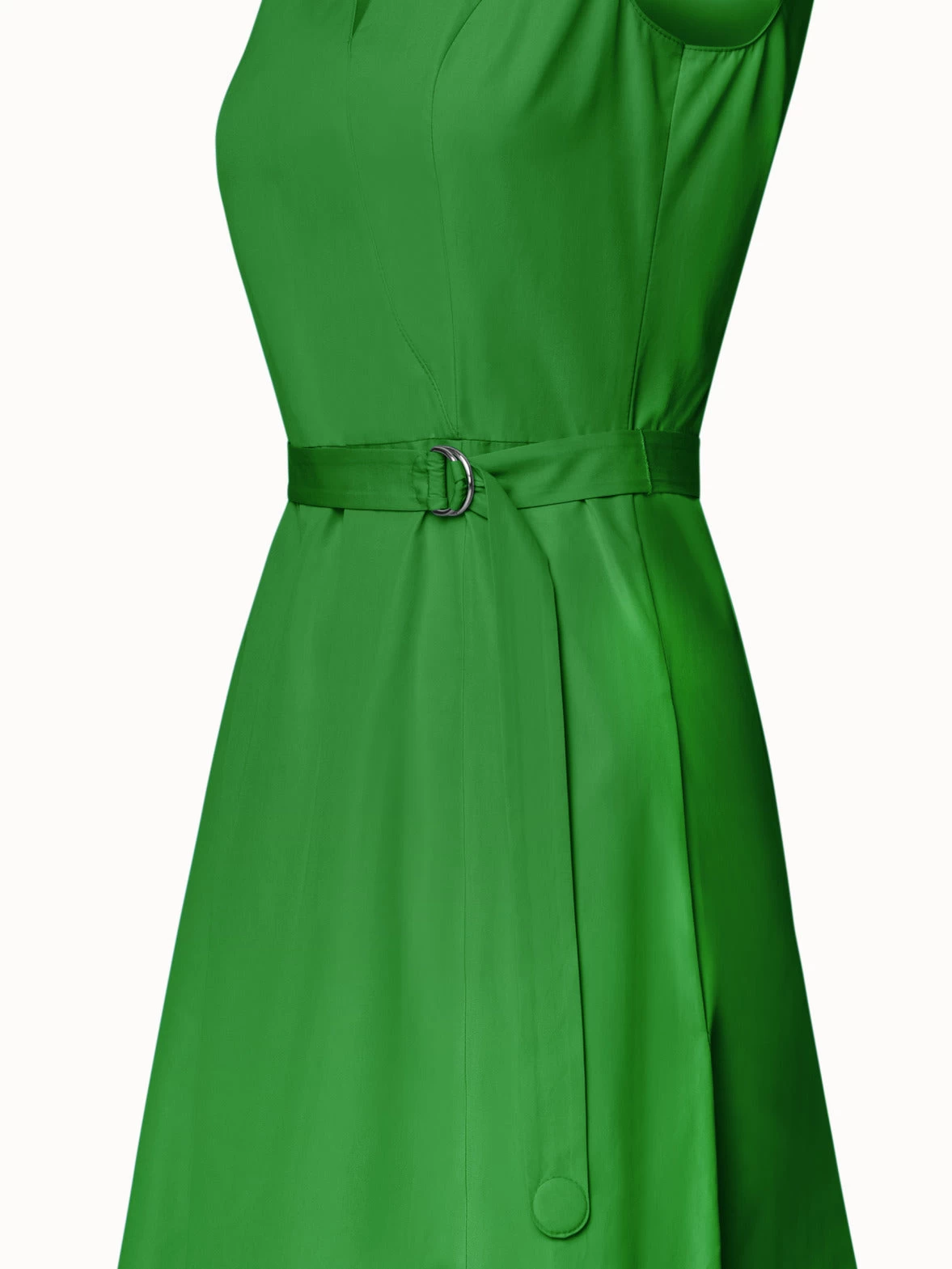 Cotton Poplin Midi Dress - Image 3