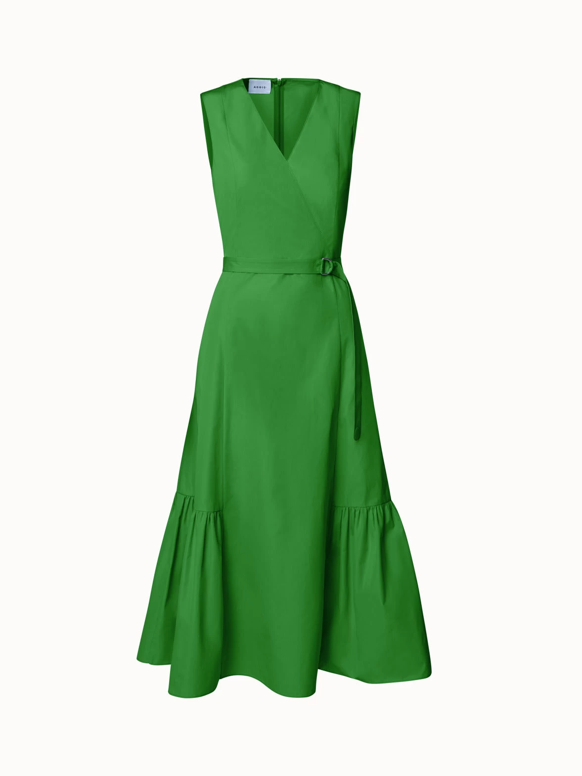 Cotton Poplin Midi Dress