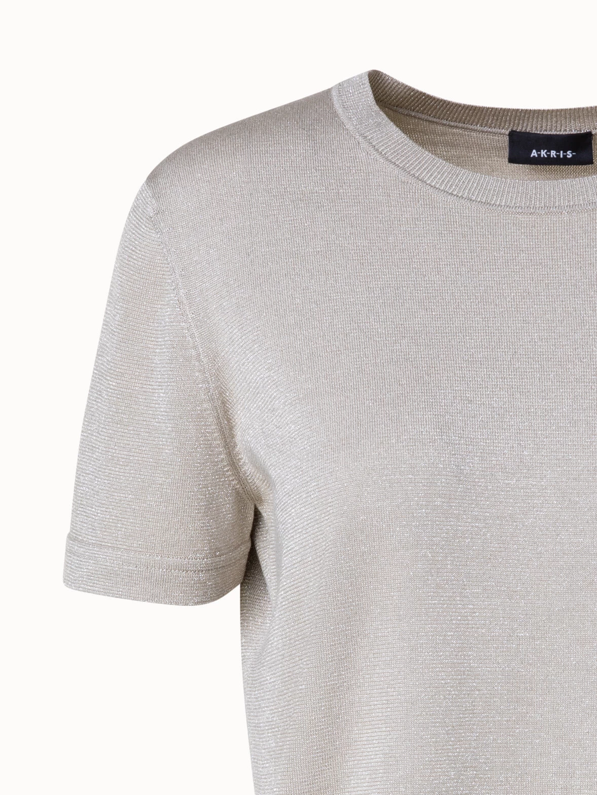 AKRIS Silk Lurex Knit Pullover - Image 4