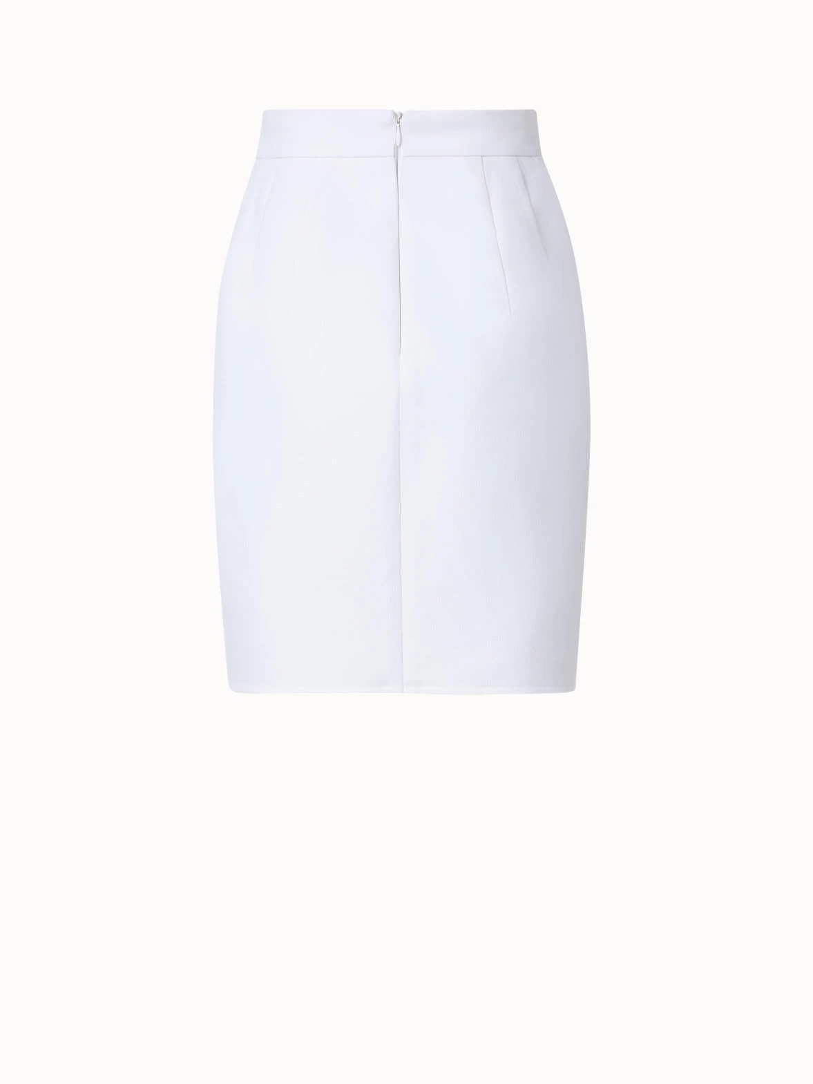 AKRIS Cotton Double-Face Short Skirt - Image 3