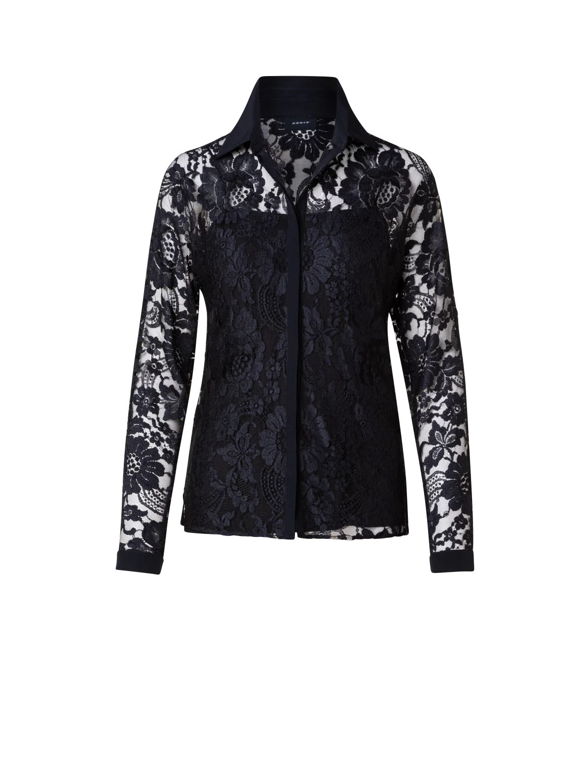 AKRIS Floral Techno Lace Blouse - Image 5