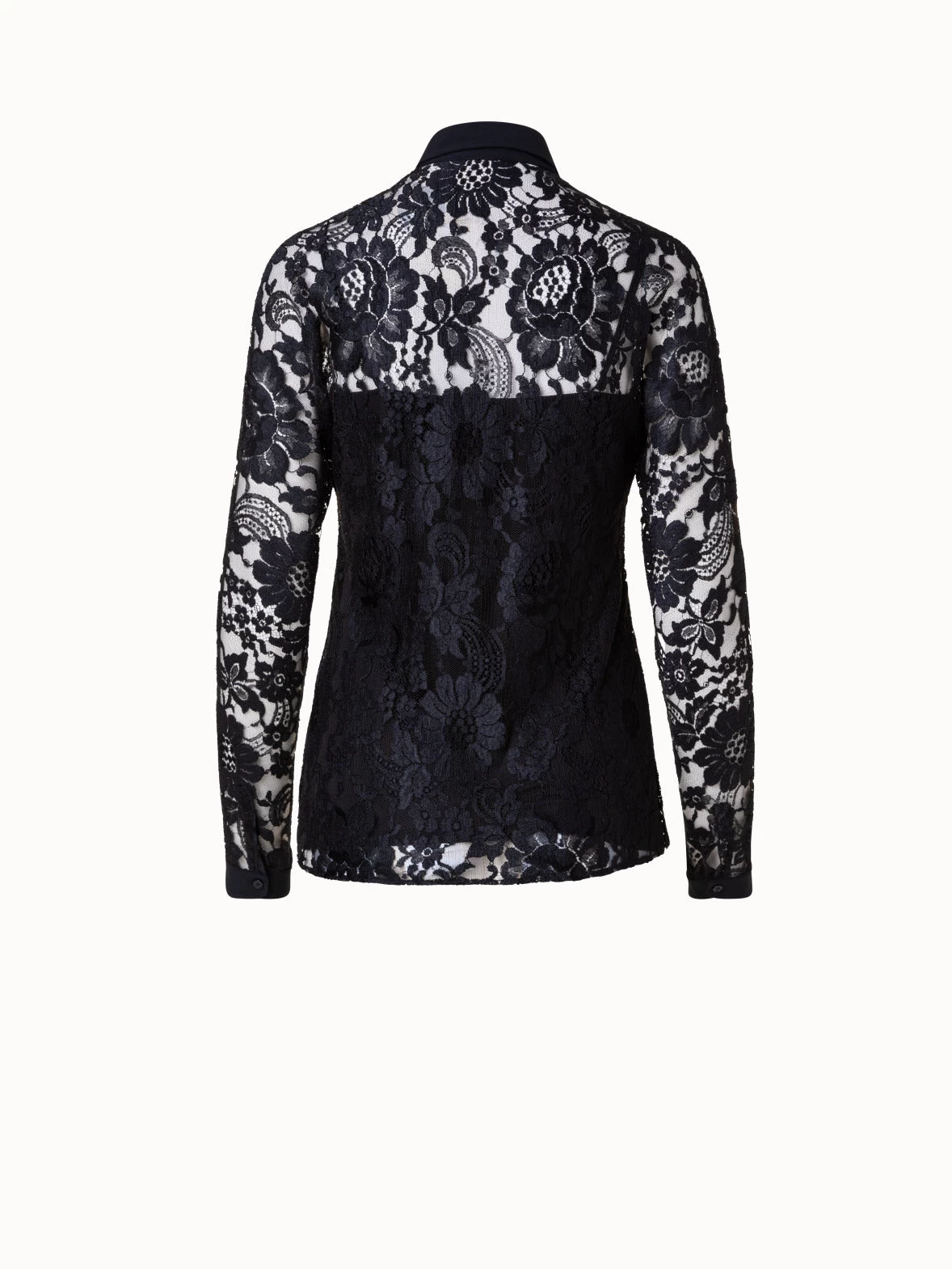 AKRIS Floral Techno Lace Blouse - Image 3