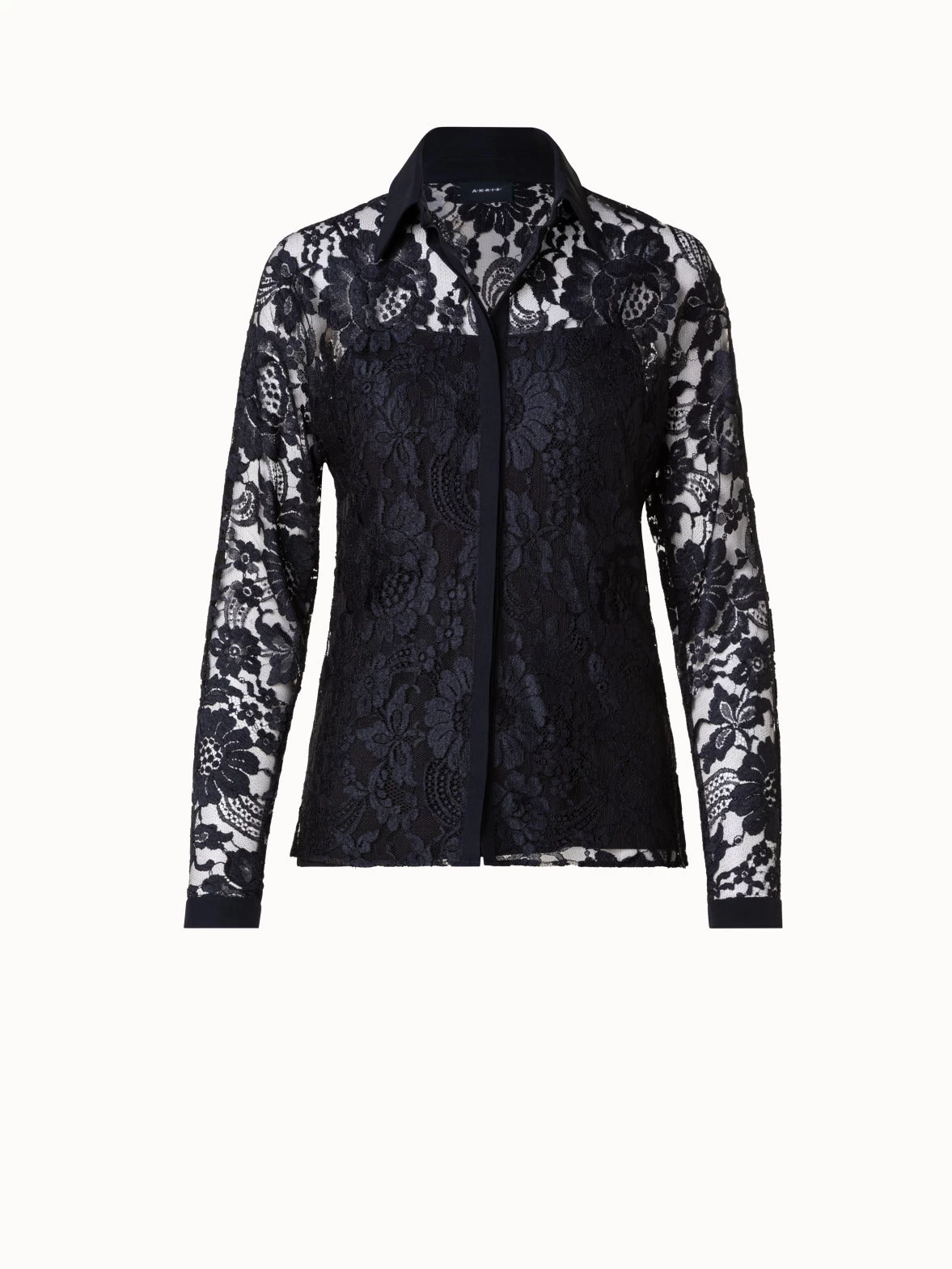 AKRIS Floral Techno Lace Blouse - Image 4