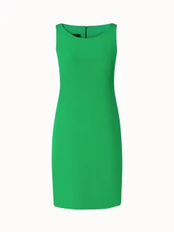 AKRIS Silk Stretch Crêpe Sheath Dress