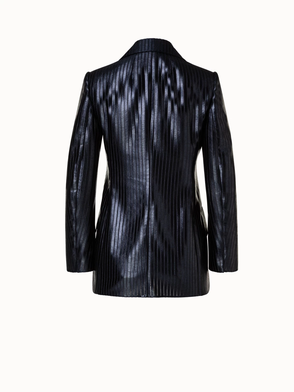 AKRIS Striped Techno Embroidery Blazer - Image 2