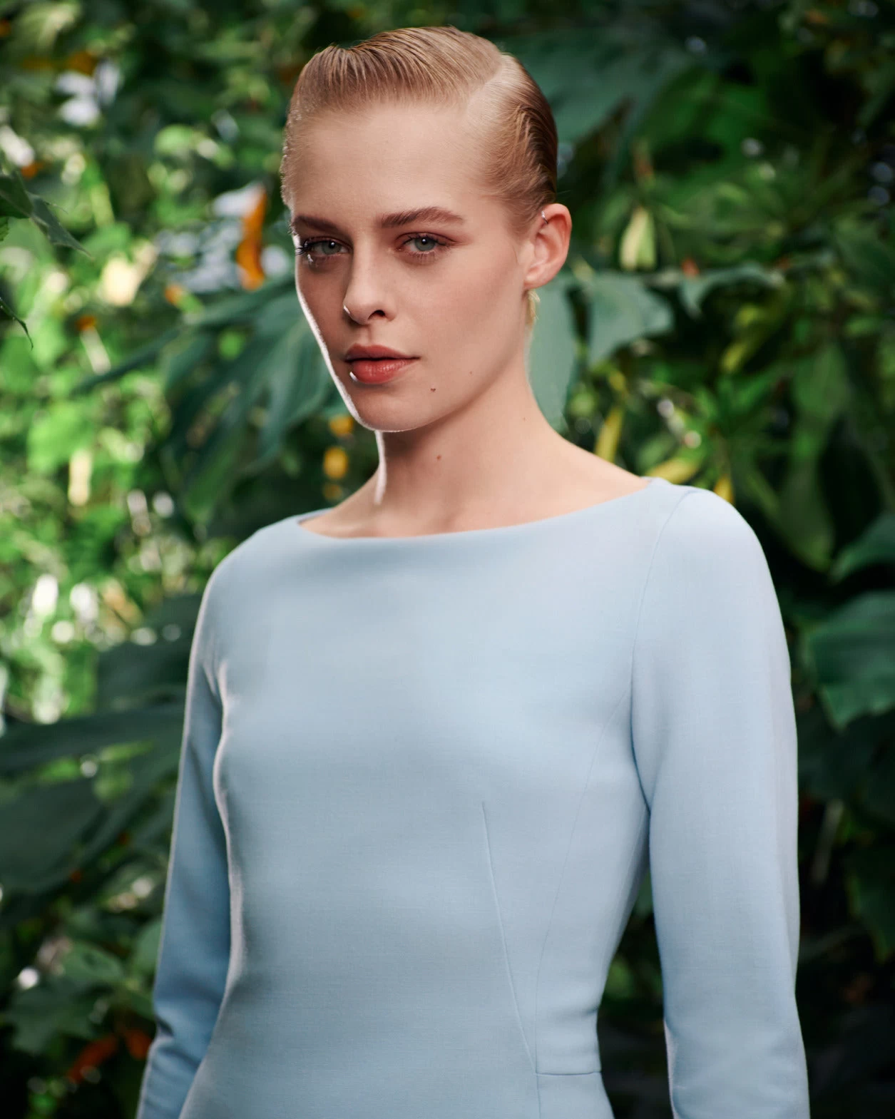 AKRIS Wool Stretch Double-Face A-Line Dress - Image 3