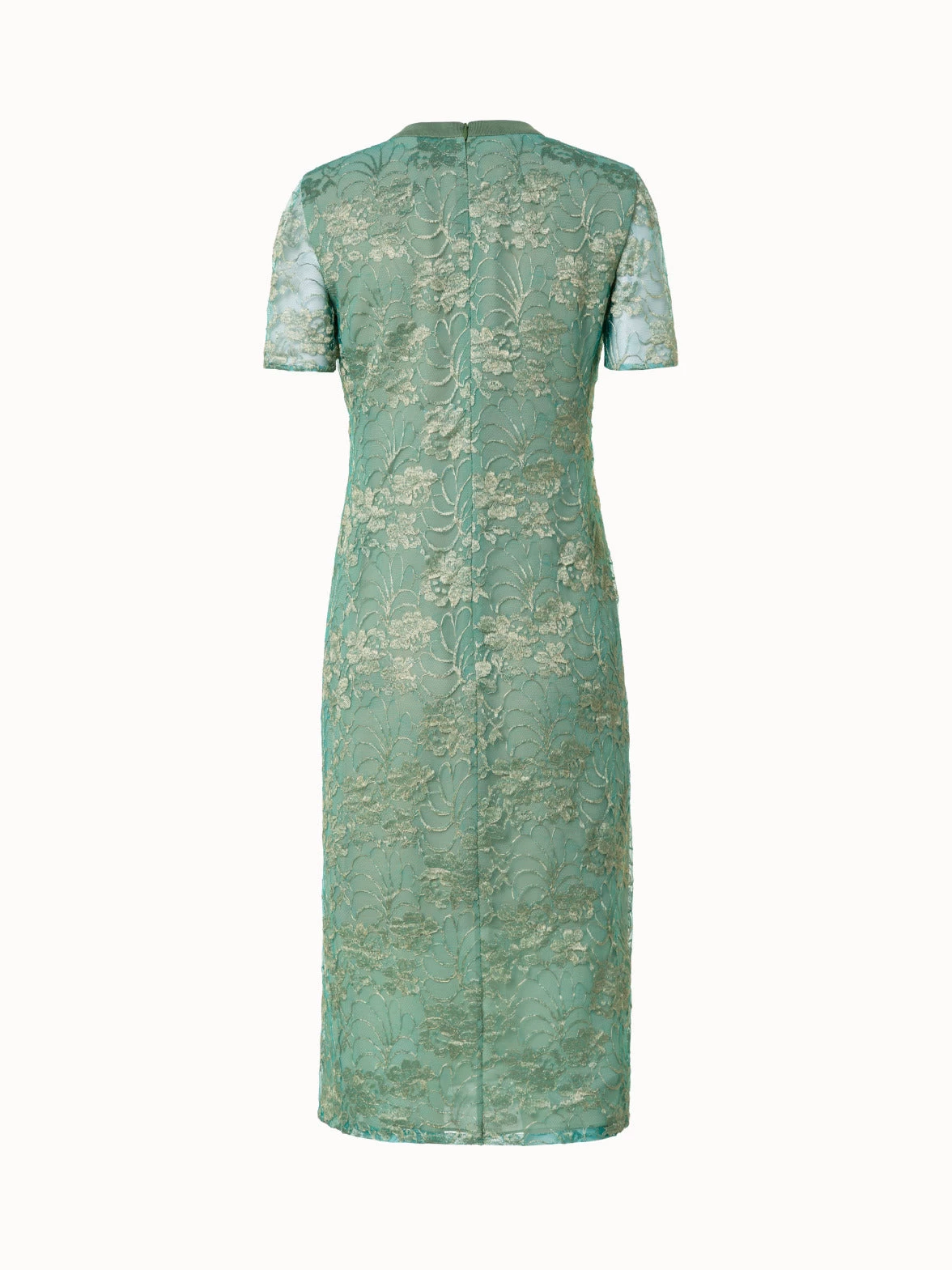 AKRIS Floral Techno Lace Dress - Image 2