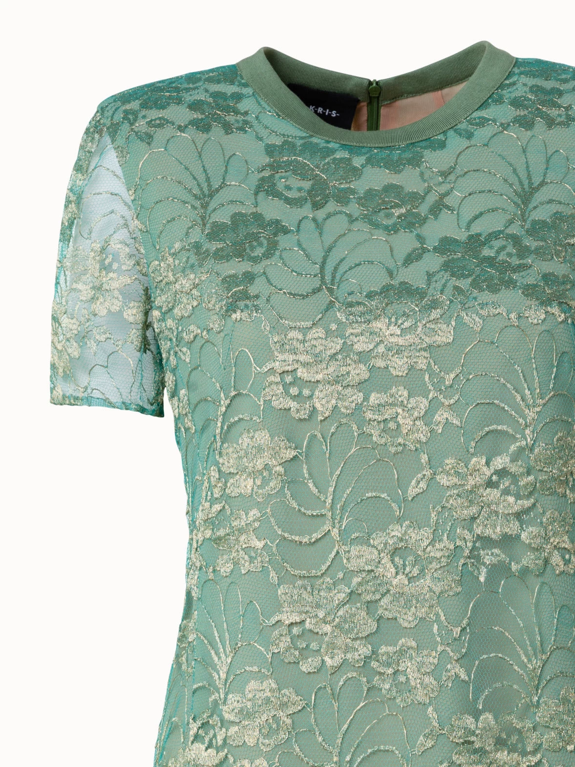 AKRIS Floral Techno Lace Dress - Image 3
