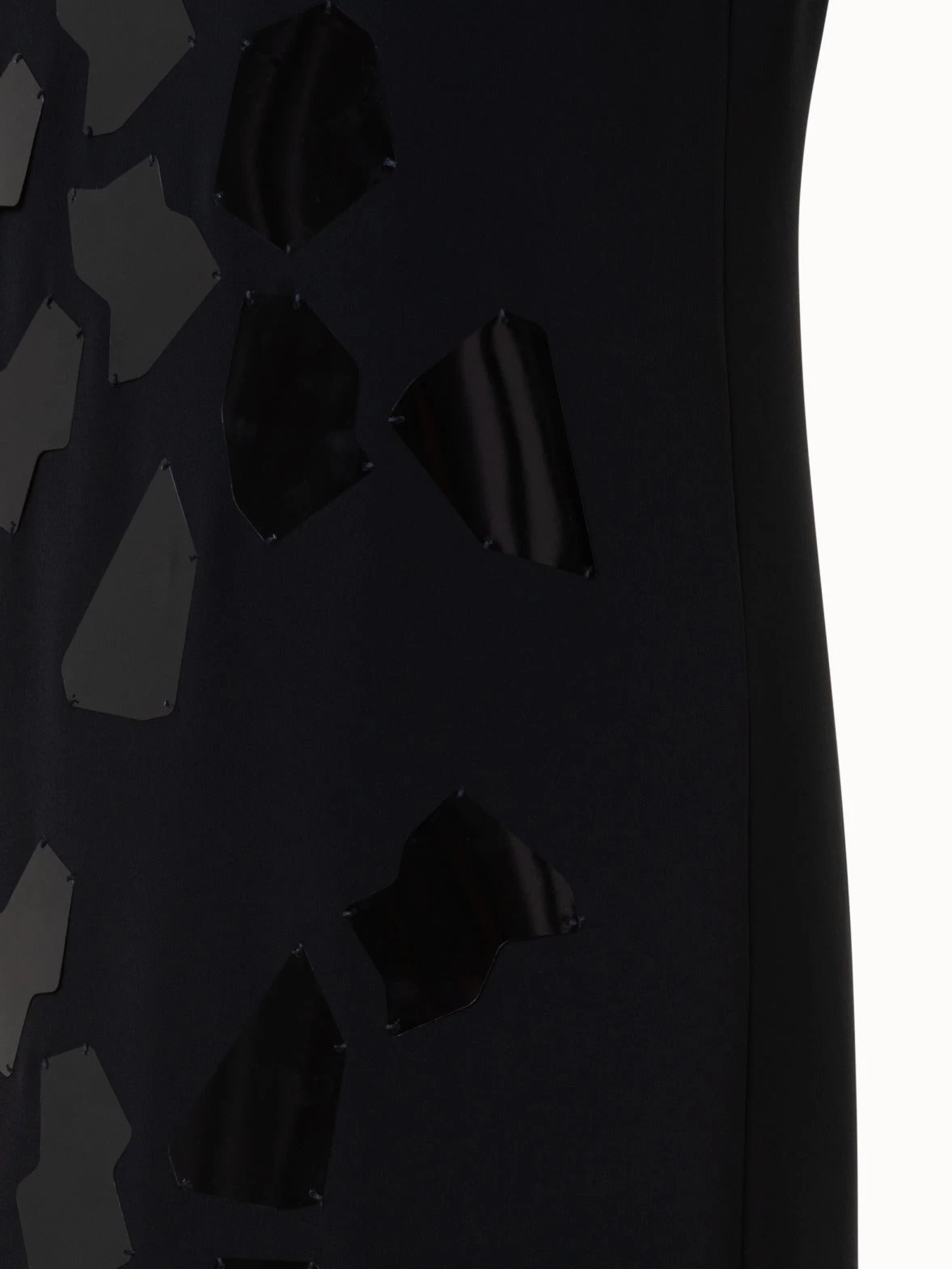 Lasercut Crêpe Tunic Dress With XL Kaleidoscope Sequins - Image 4