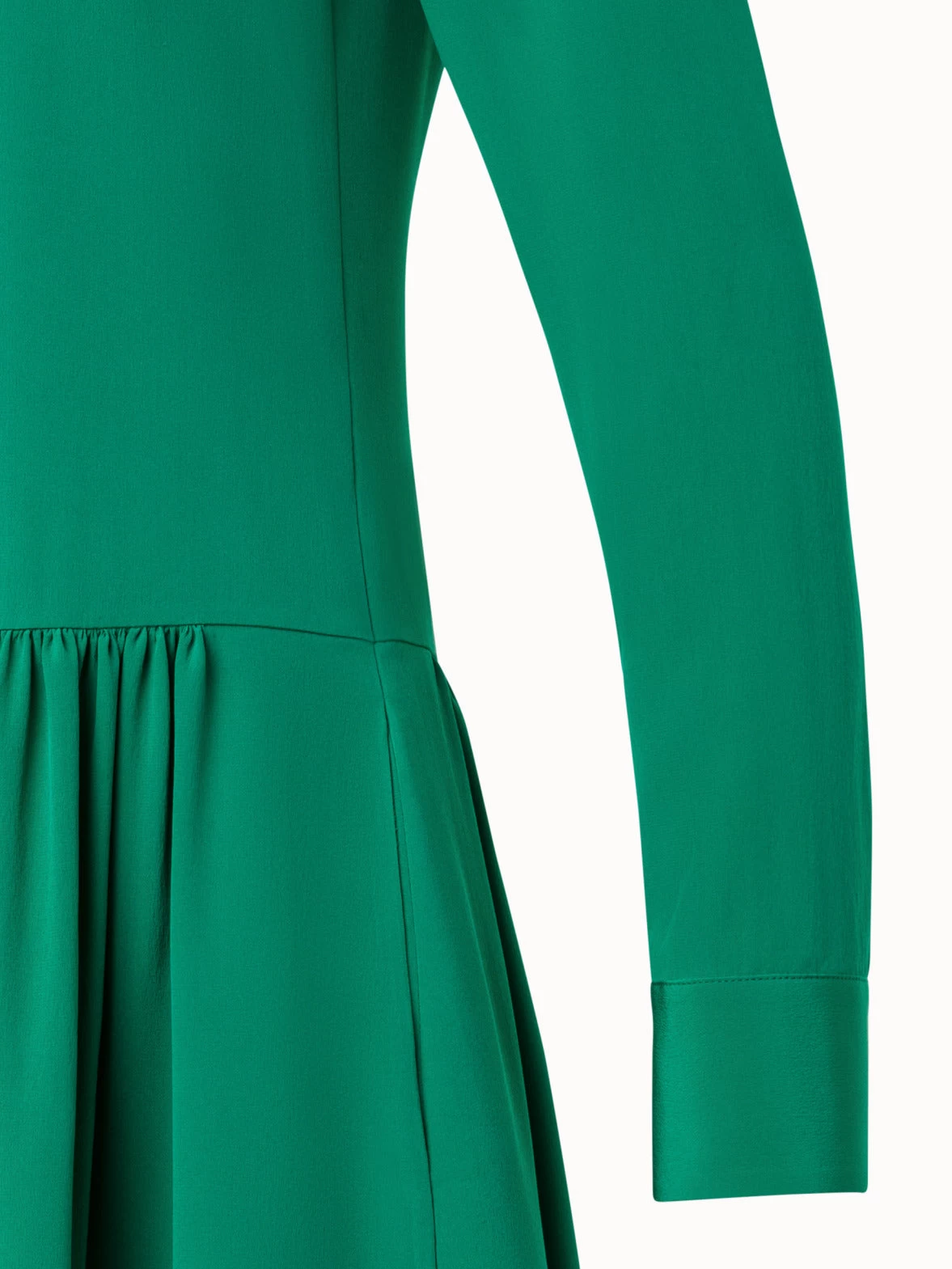 Silk Crêpe De Chine Shirt Dress - Image 5