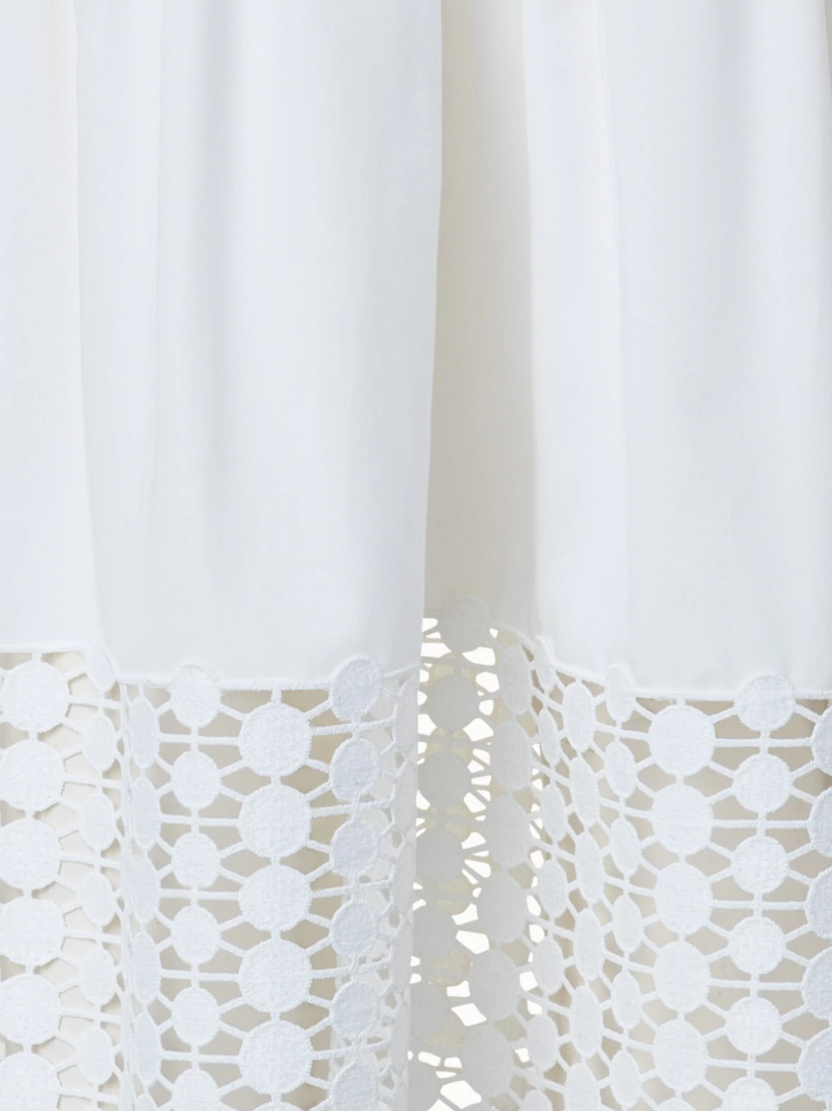 Cotton Poplin Dress With Kaleidoscope Dot Embroidery - Image 6