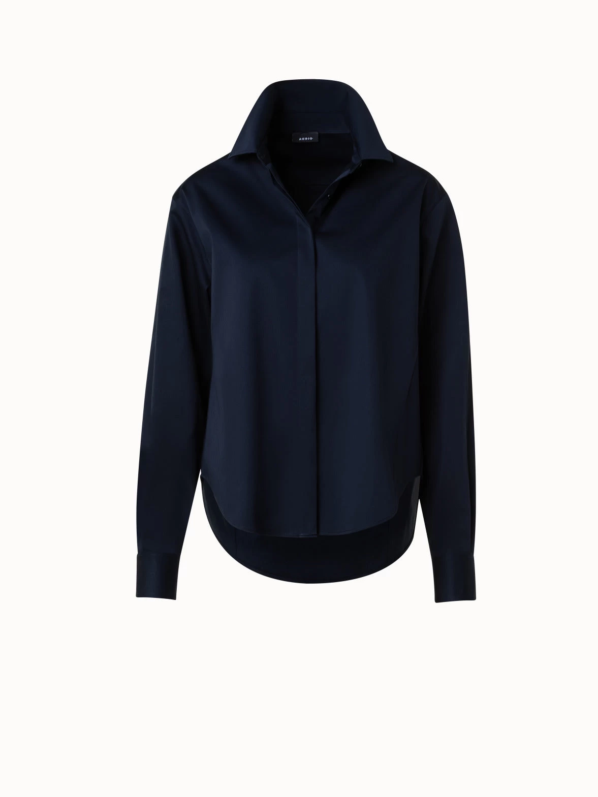 AKRIS Cotton-Gabardine Blouse - Image 3