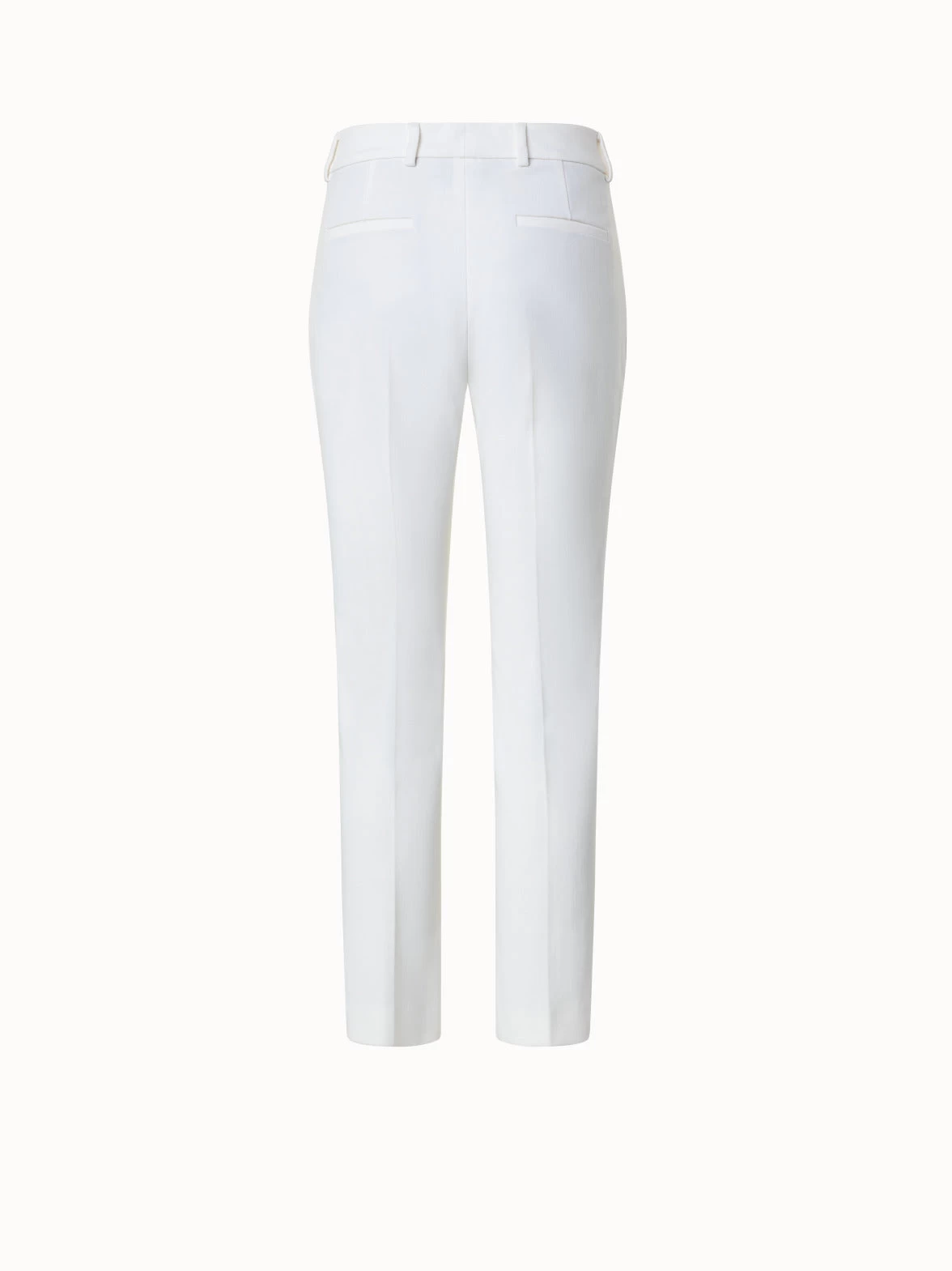 AKRIS Techno Wool Stretch Gabardine Cropped Pants - Image 3