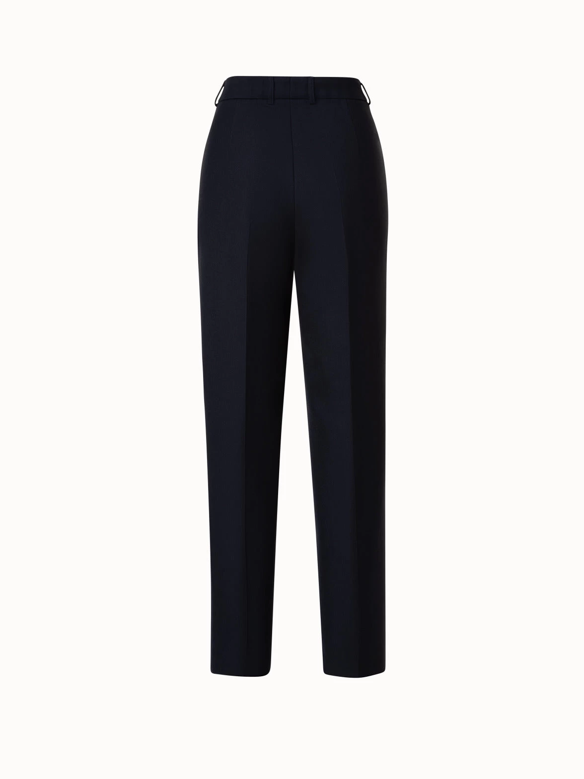AKRIS Wool Double-Face Pleated Tapered Pants - Image 2