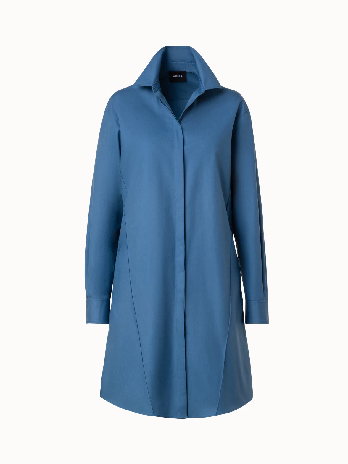 AKRIS Cotton Gabardine Shirt Dress - Image 3