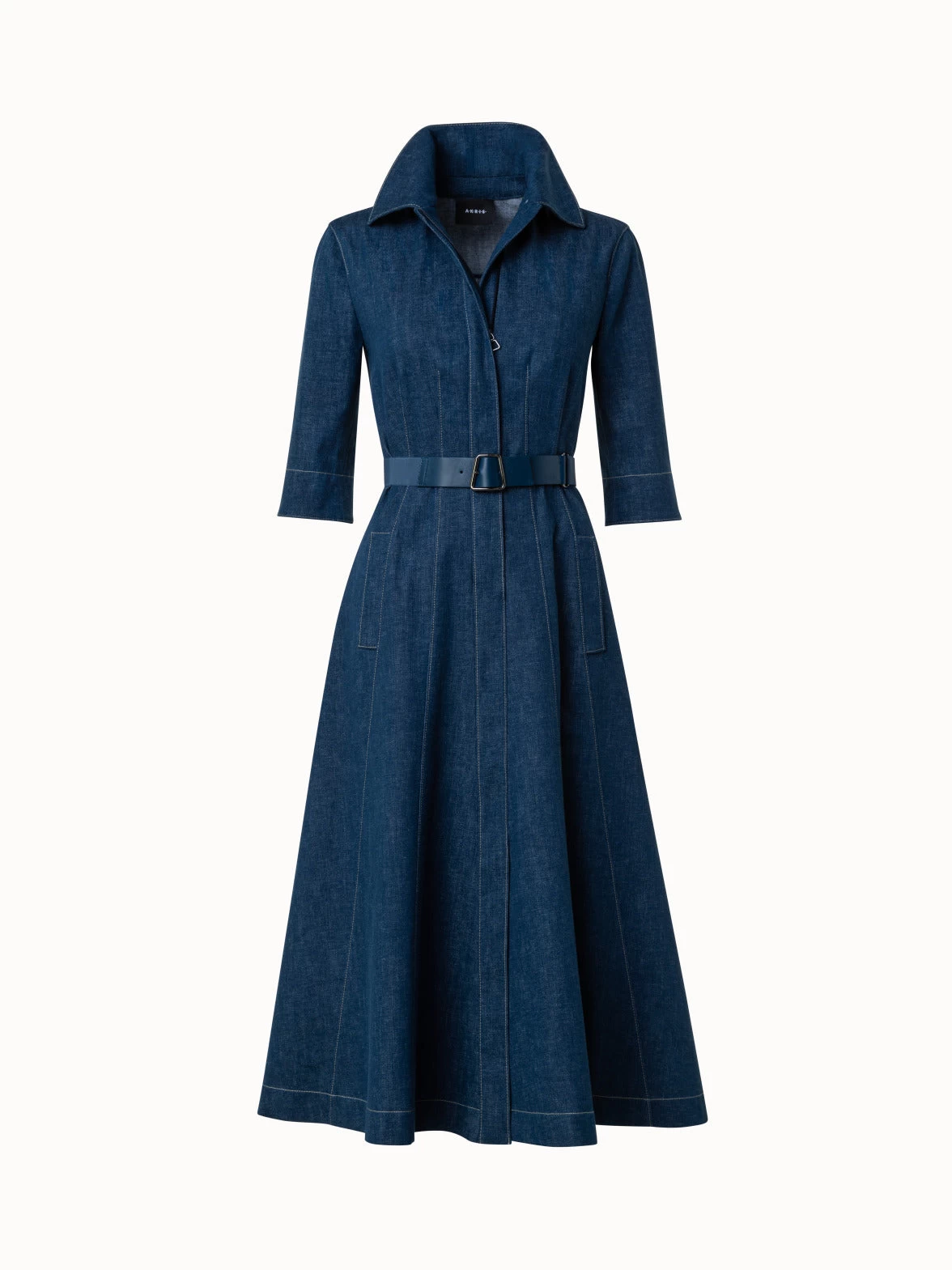 AKRIS Stretch Denim Midi Dress - Image 2