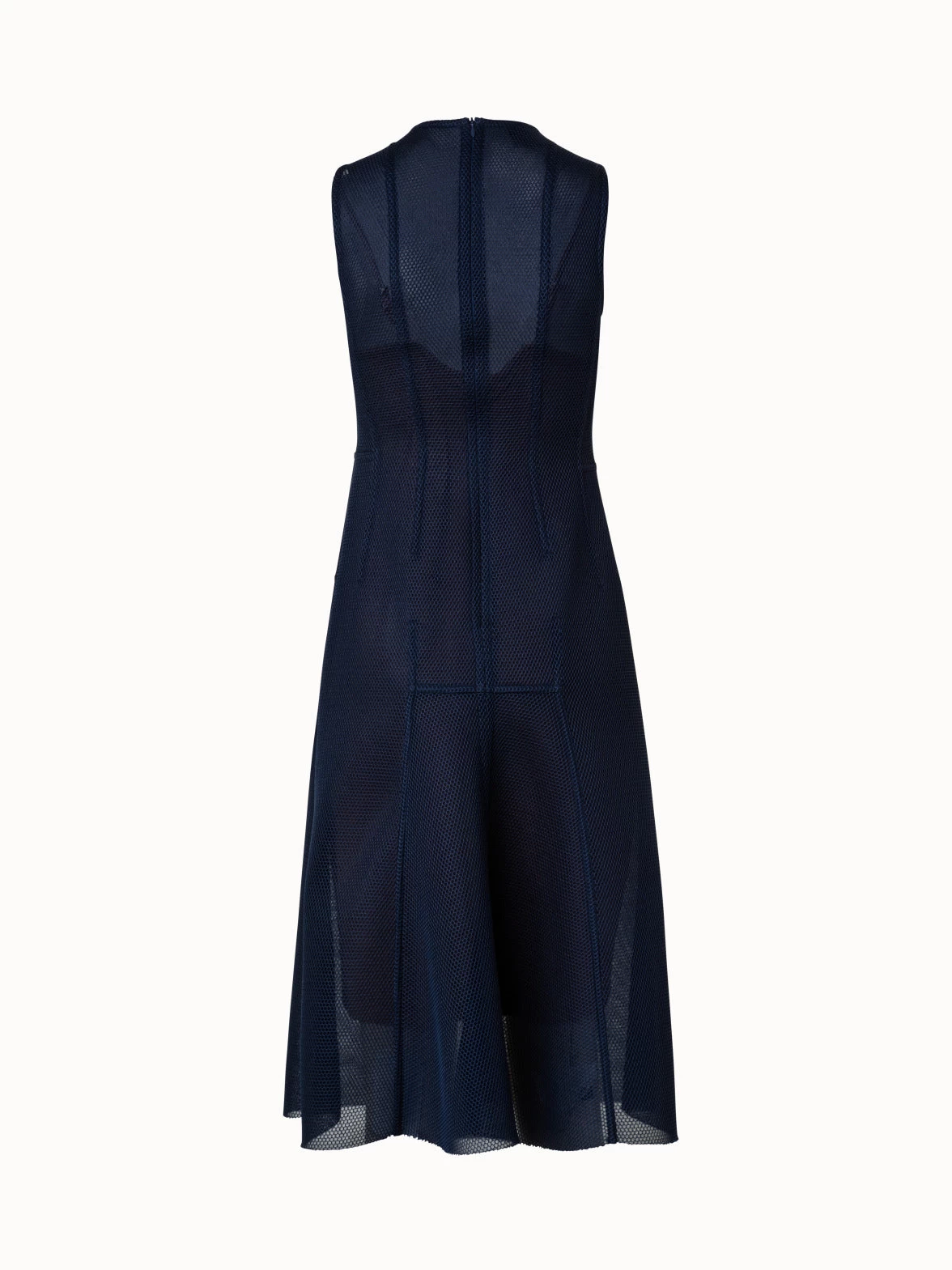 AKRIS Techno Grid Midi Dress - Image 3