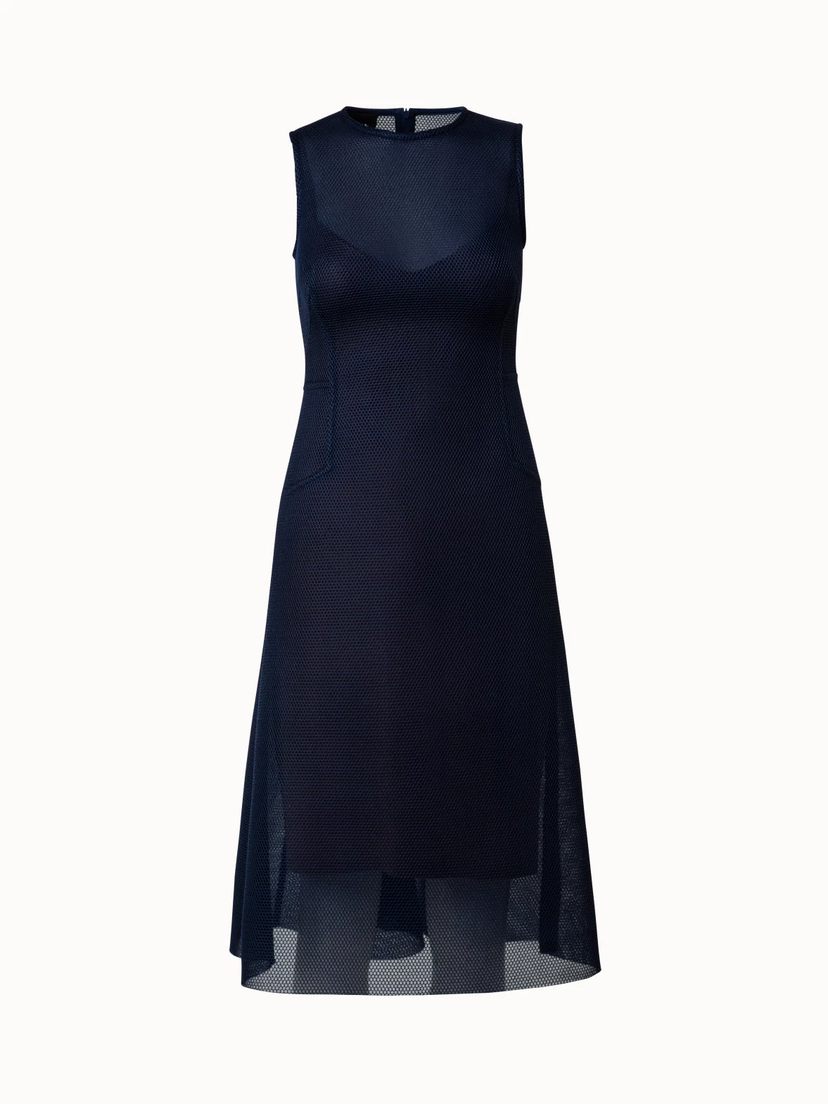 AKRIS Techno Grid Midi Dress - Image 2