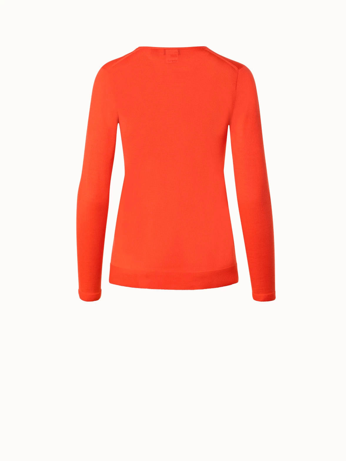 AKRIS Seamless Cashmere Silk Knit V-Neck Pullover - Image 2