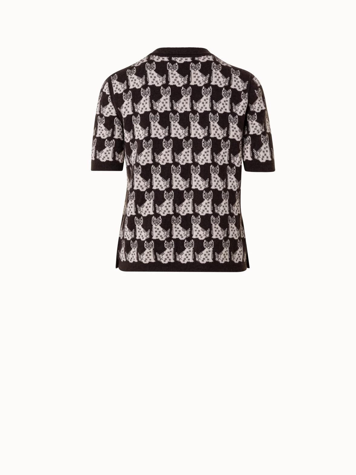 AKRIS Cashmere Cotton Emma Jacquard Knit Pullover - Image 2