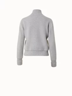 AKRIS Cashmere Piqué Knit Cardigan
