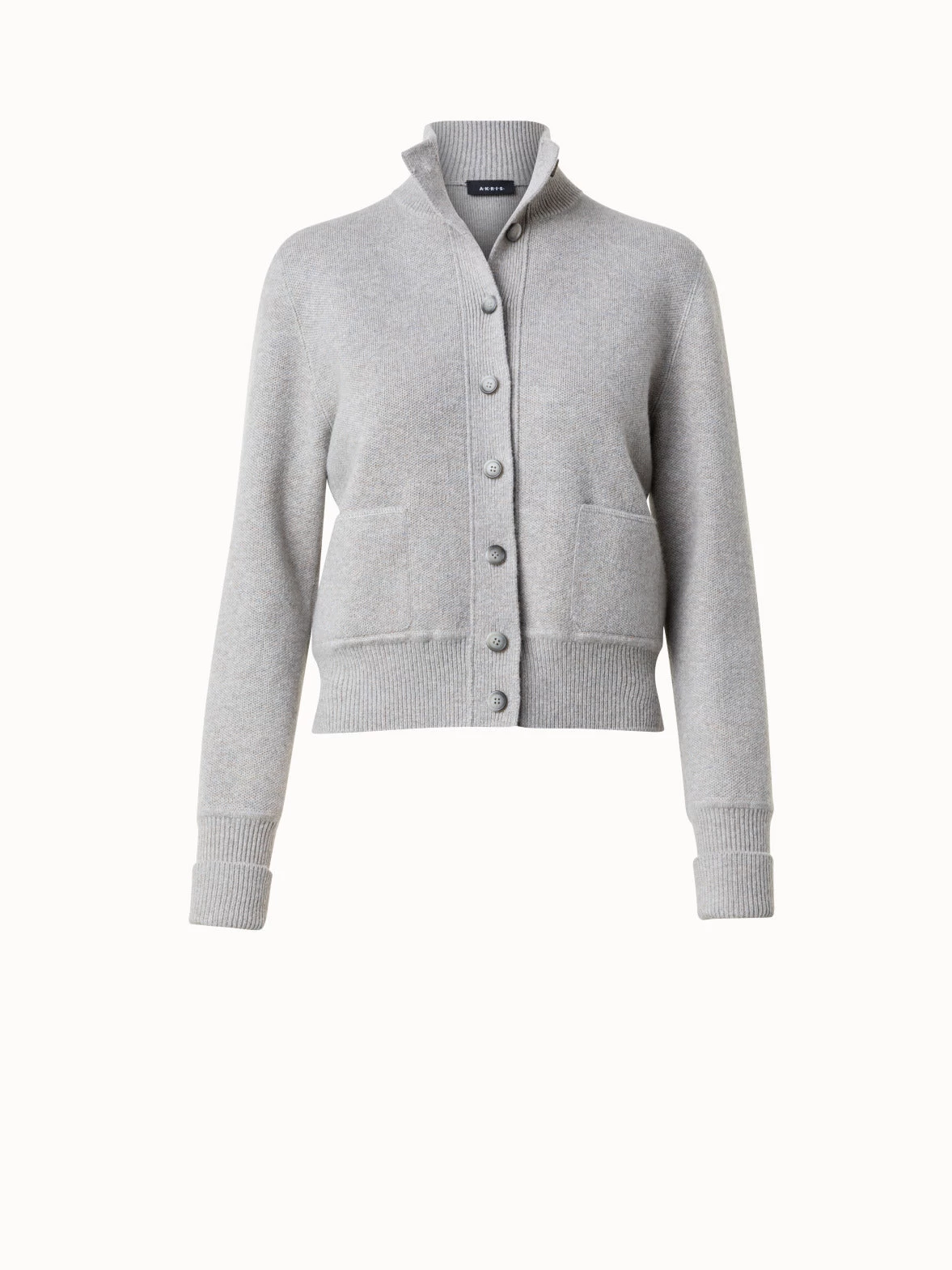 AKRIS Cashmere Piqué Knit Cardigan - Image 2