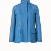 AKRIS Viscose Cotton Open Weave Jacket