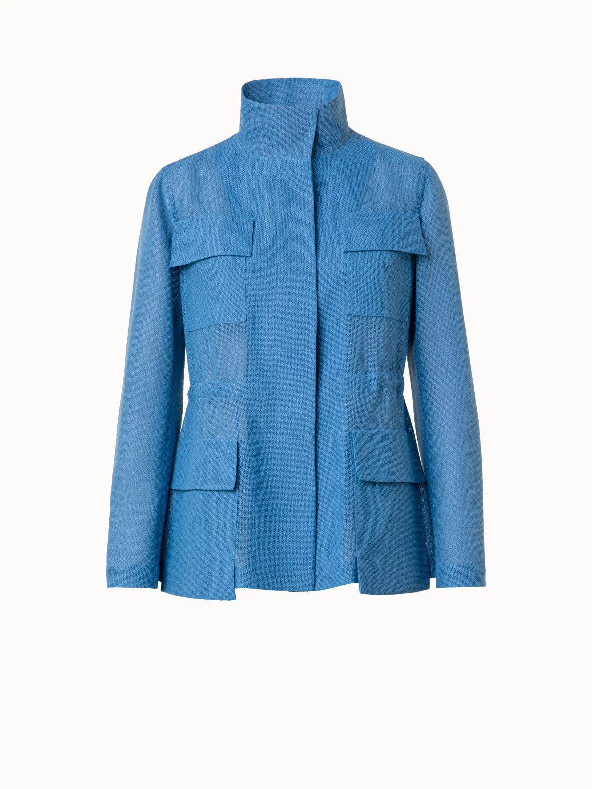 AKRIS Viscose Cotton Open Weave Jacket