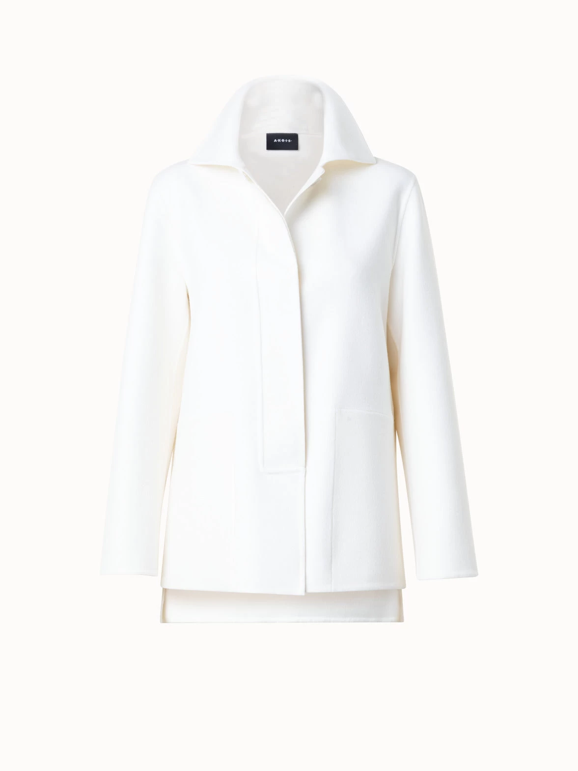 AKRIS Cashmere Double-Face Long Jacket - Image 3