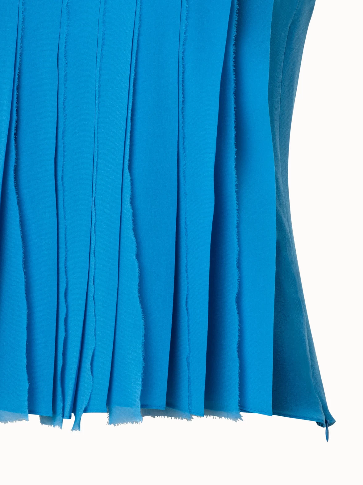 AKRIS Silk Georgette Pleated Blouse - Image 4