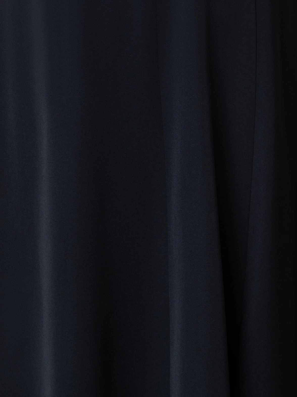 AKRIS Wool Gabardine Asymmetrical Midi Skirt With Leather Pocket - Image 6