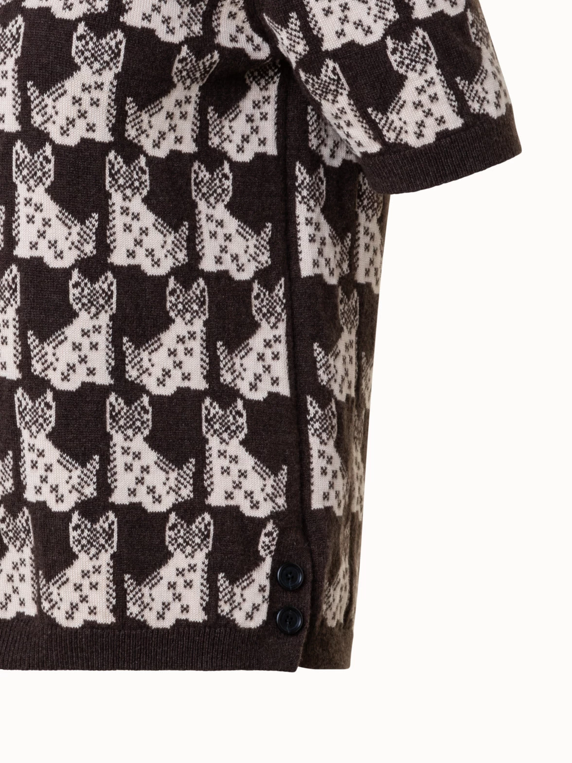 AKRIS Cashmere Cotton Emma Jacquard Knit Pullover - Image 4