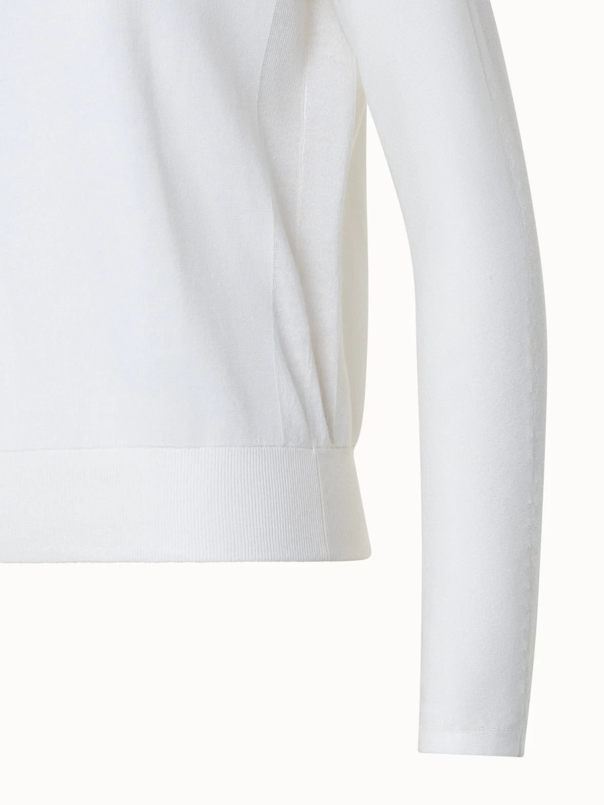 AKRIS Silk Cotton Stretch Knit Pullover - Image 3