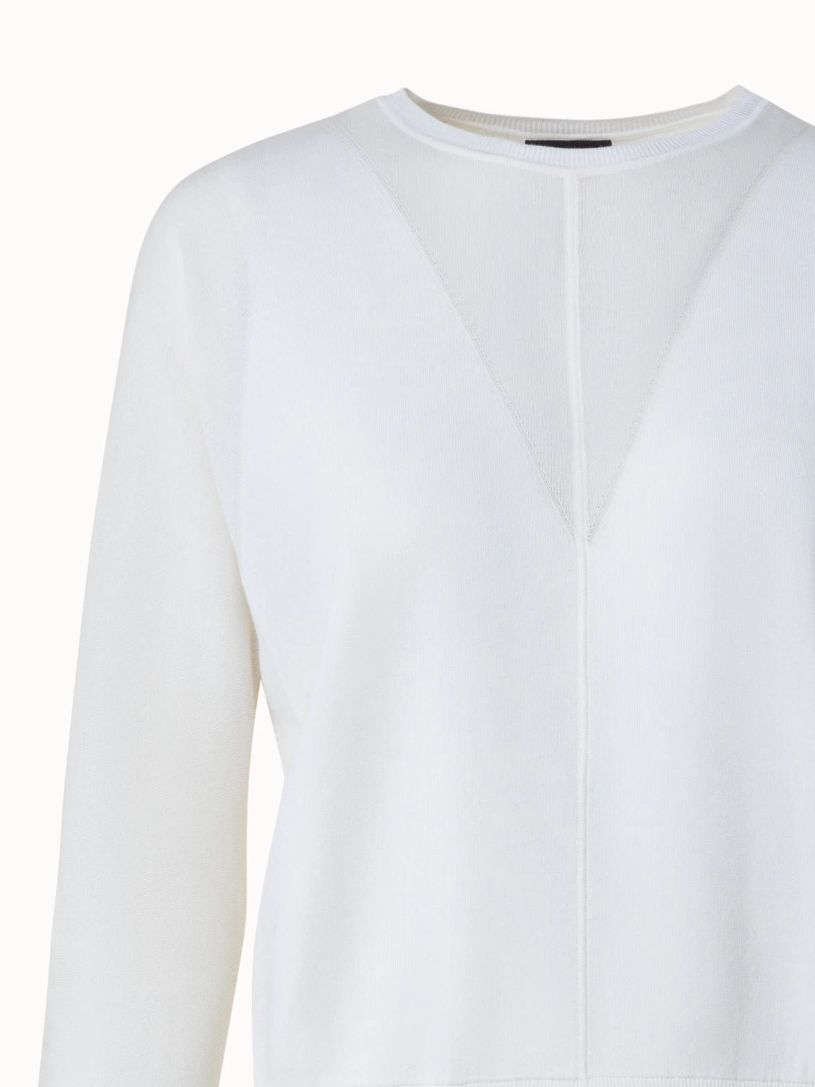 AKRIS Silk Cotton Stretch Knit Pullover - Image 4
