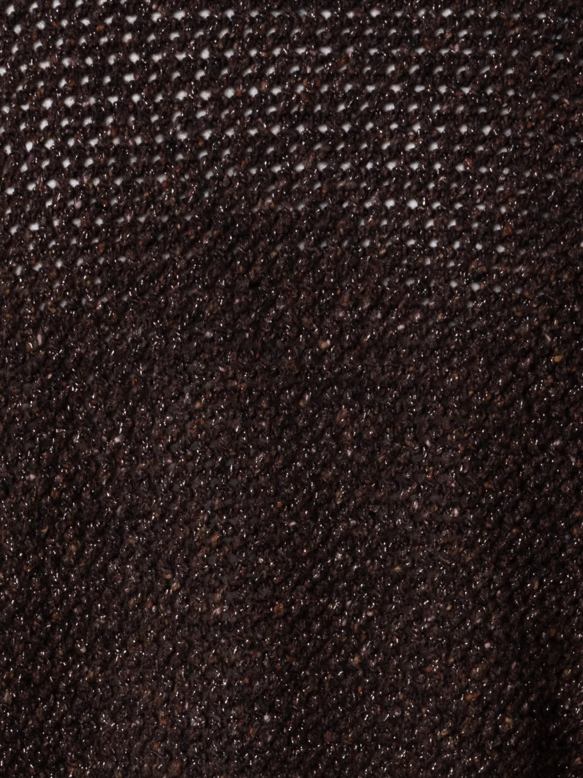 AKRIS Cashmere Lurex Crochet Knit Cardigan - Image 6