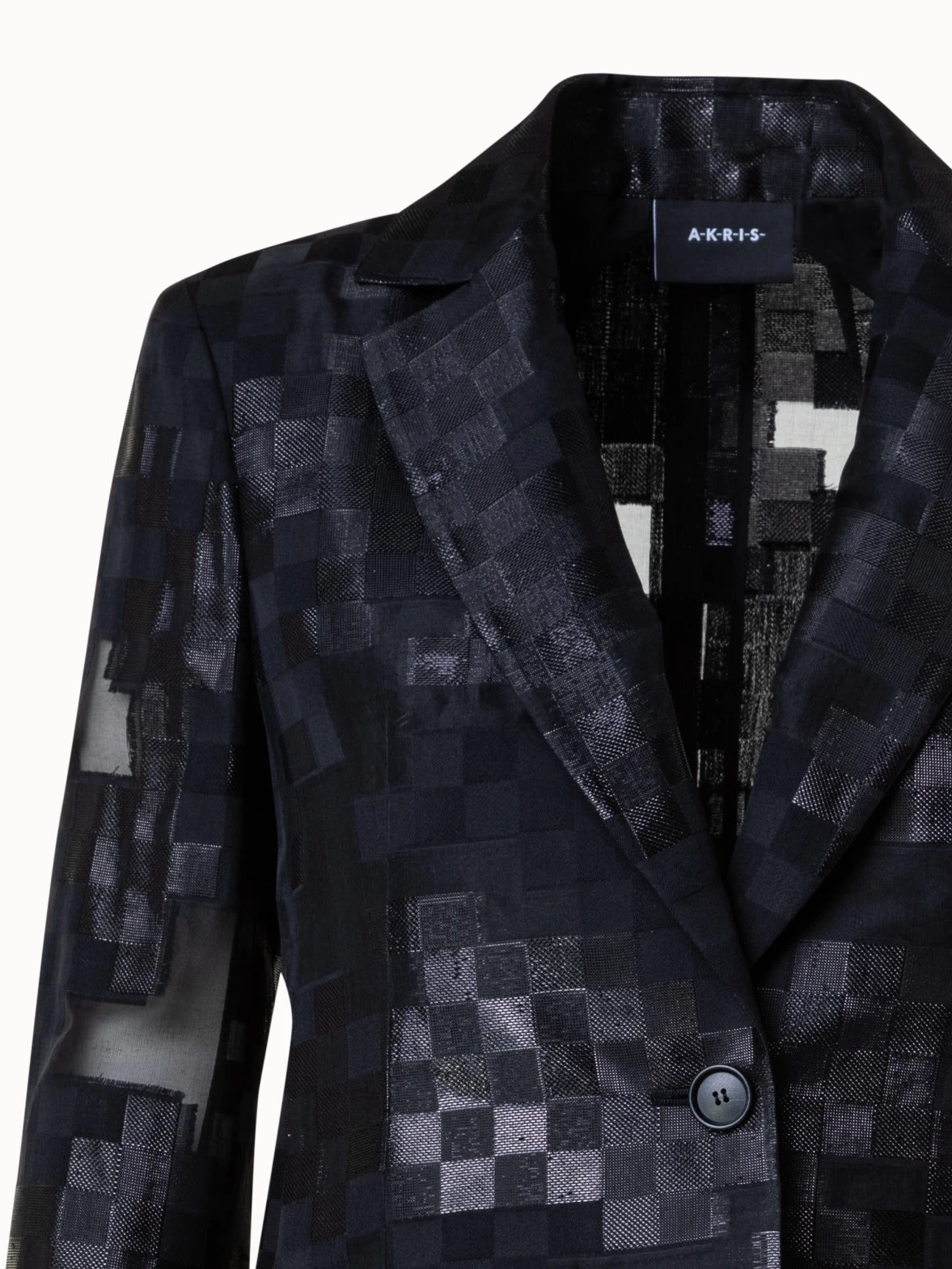 AKRIS Square Jacquard Jacket - Image 6