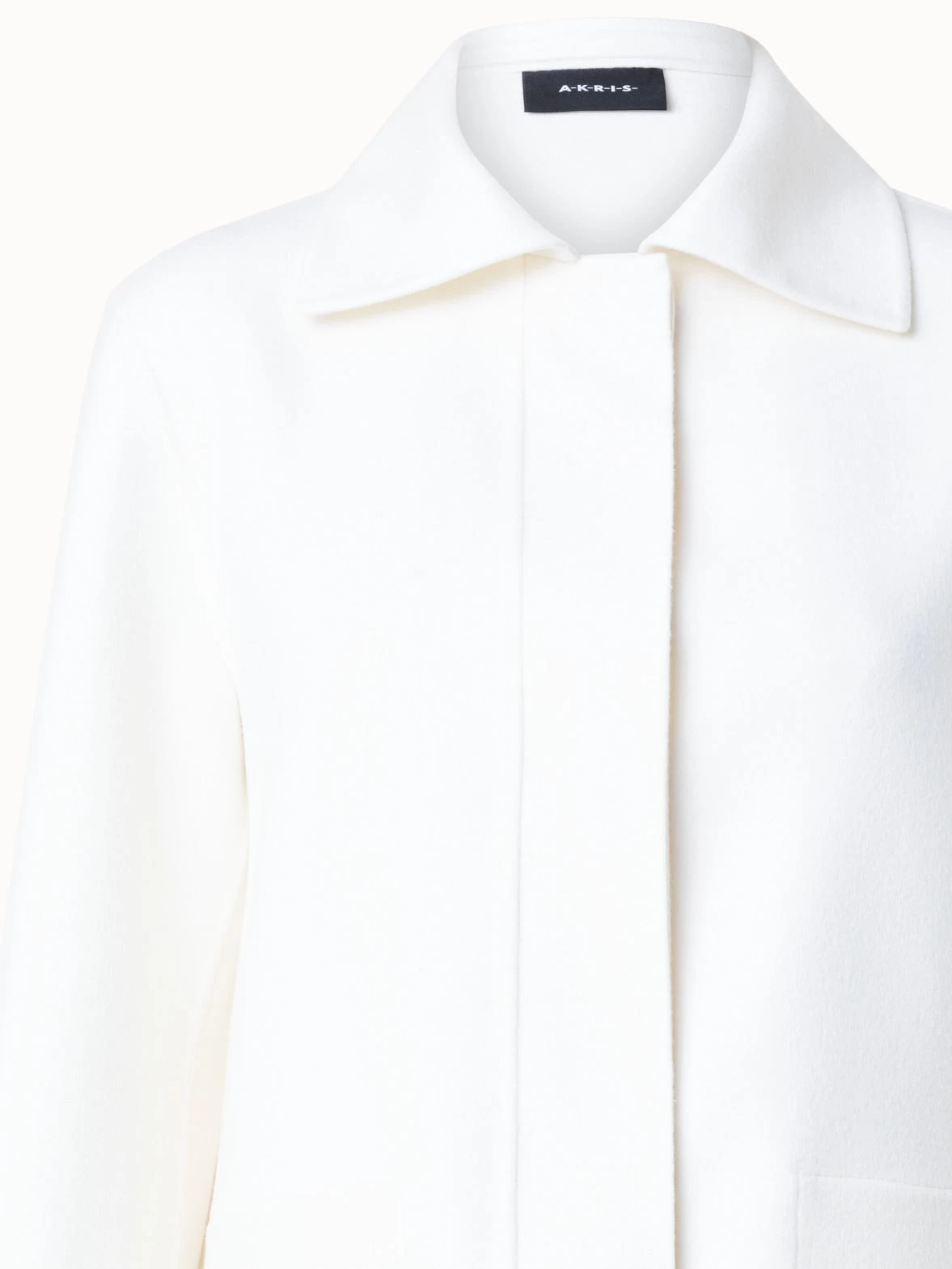 AKRIS Cashmere Double-Face Long Jacket - Image 4